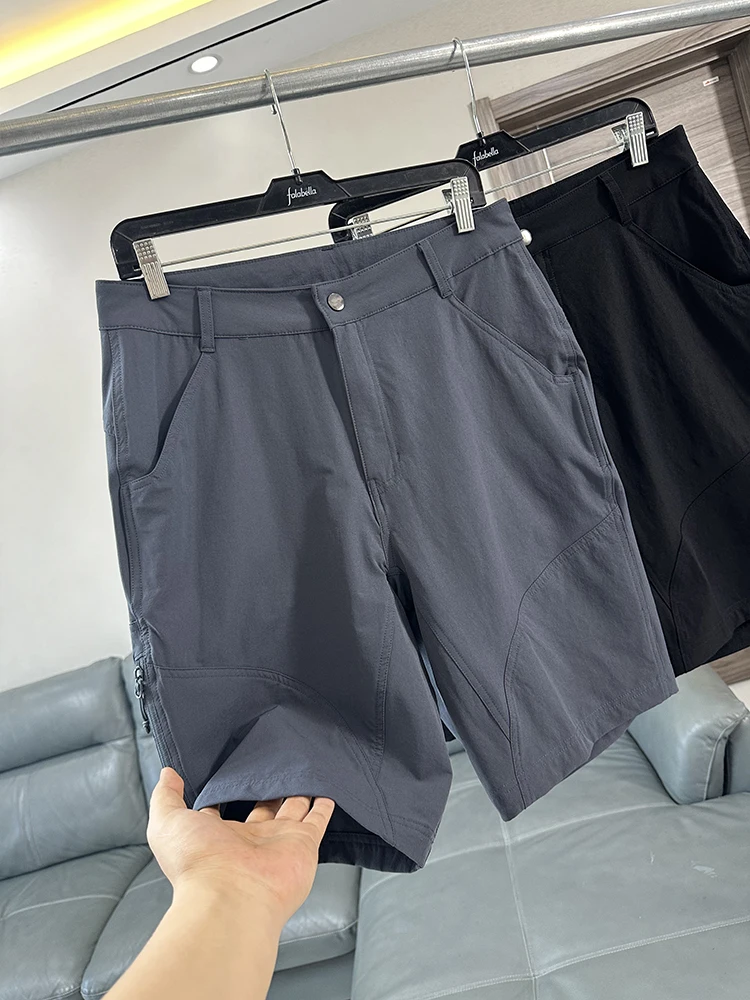 

Мужские летние спортивные брюки прямого кроя для активного отдыха, водоотталкивающие, дышащие, модные, с завышенной талией, повседневные