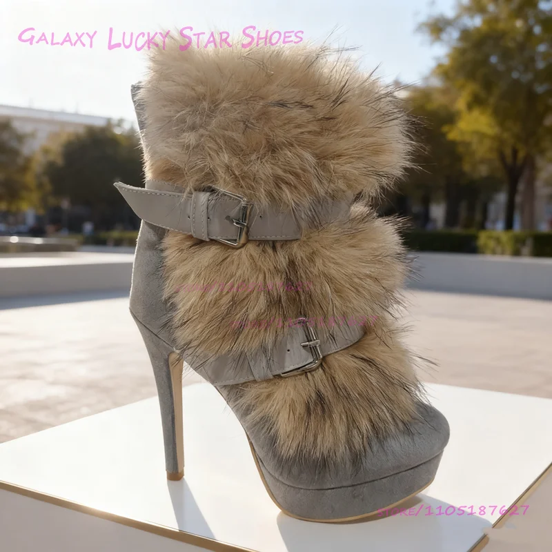 طويل البني العجل الأحذية السوداء الجلد المدبوغ الكاكي مشبك الأحمر الخنجر الكعوب منصة أحذية الشتاء غير رسمية الفتيات أحذية مكشكشة مطوي عادية