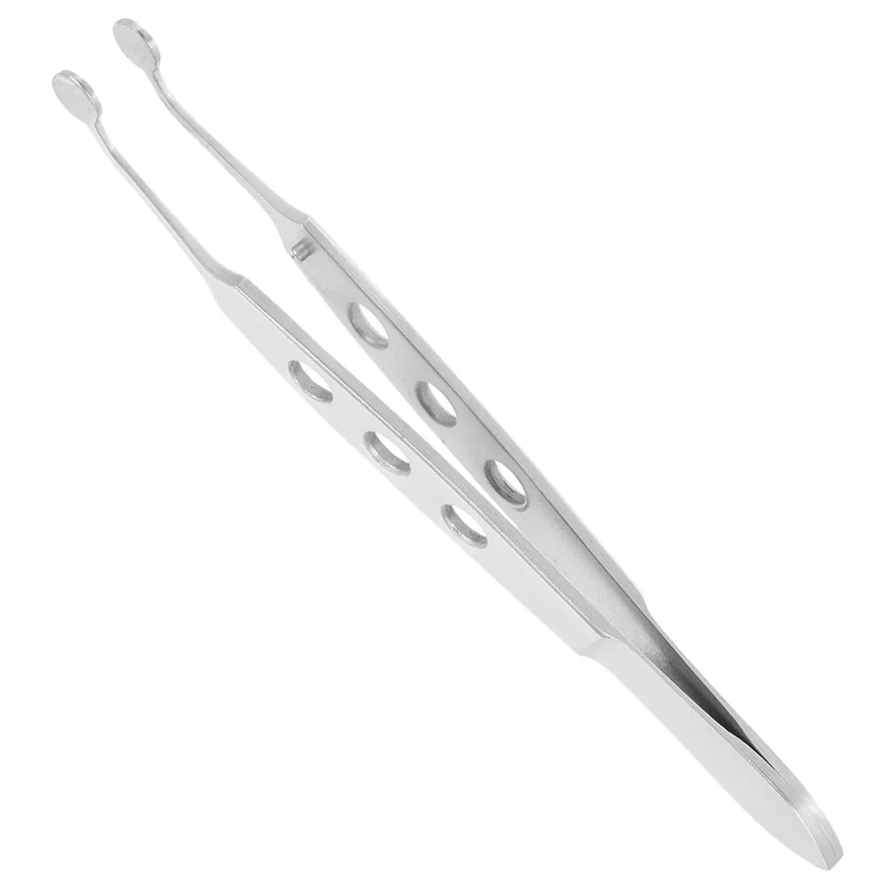 Mat Meibomian Gland Massage Forceps Eyelid Tool Eyelids Silver Stainless Steel Tweezers Man