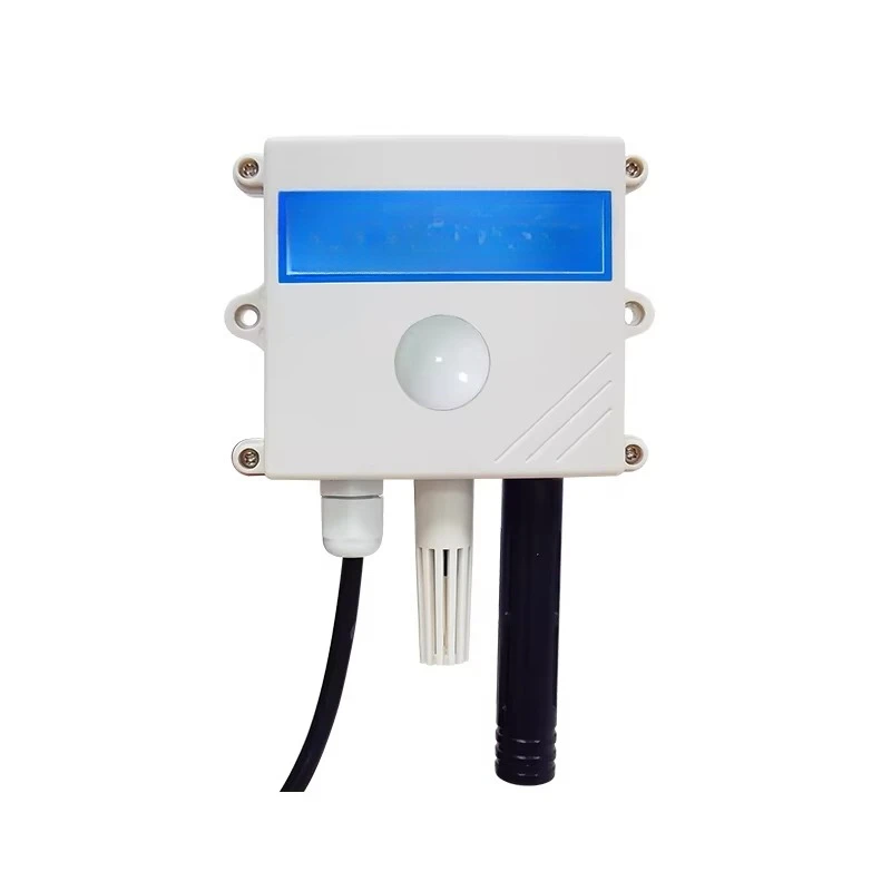 Station météo IoT pour serre intérieure 4 en 1, montage mural RS485 4-20mA 0-5V, éclairage de température et d'humidité, capteur de CO2