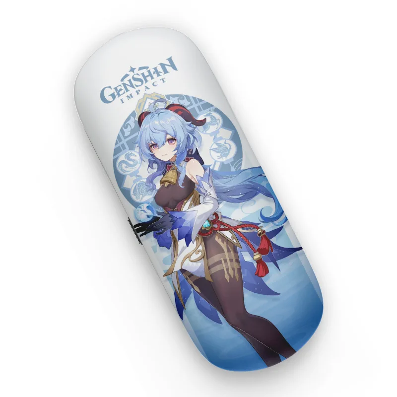 Genshin Impact Anime Cosplay Glasses Case Baal Xiao Zhongli HuTao Ganyu Klee Eula Venti Tartaglia Shenhe Fans Collection Gifts