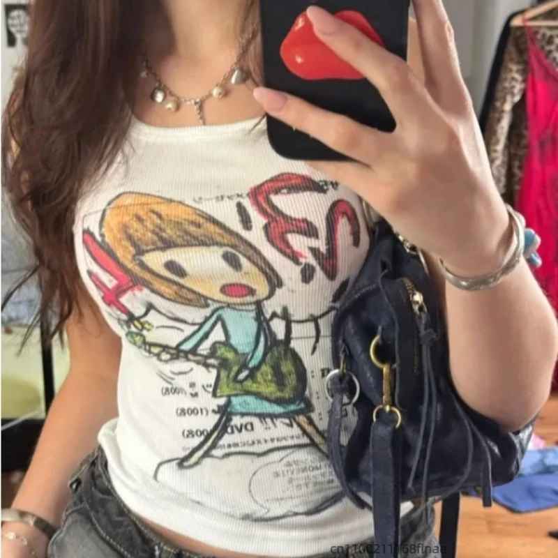 شارع فستان رقص المرأة تي شيرت جديد ثلاثية الأبعاد الرسوم المتحركة أنيمي قصيرة الأكمام الجولة الرقبة البنطال القصير الشارع الهيب هوب ملابس كاجوال