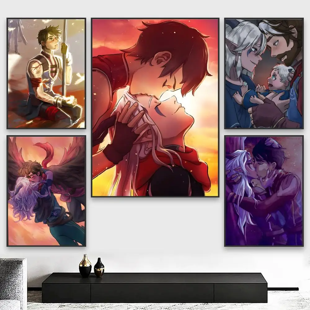 Anime The D-Dragon Prince Poster Elegant And Affordable Wall Art Stickers For Dormitory Living Room And Bedroom Spaces