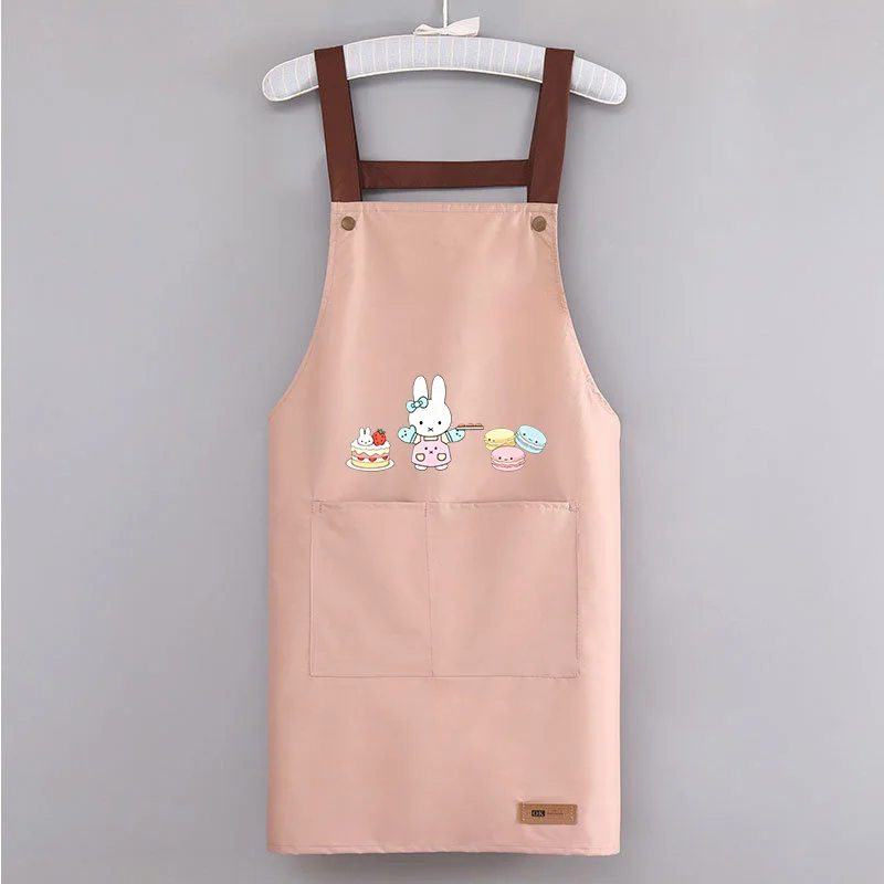 

Фартук Miffy Rabbit, милый мультяшный креативный простой очаровательный мультистильный кухонный бытовой водонепроницаемый масляный фартук в стиле каваи, подарок