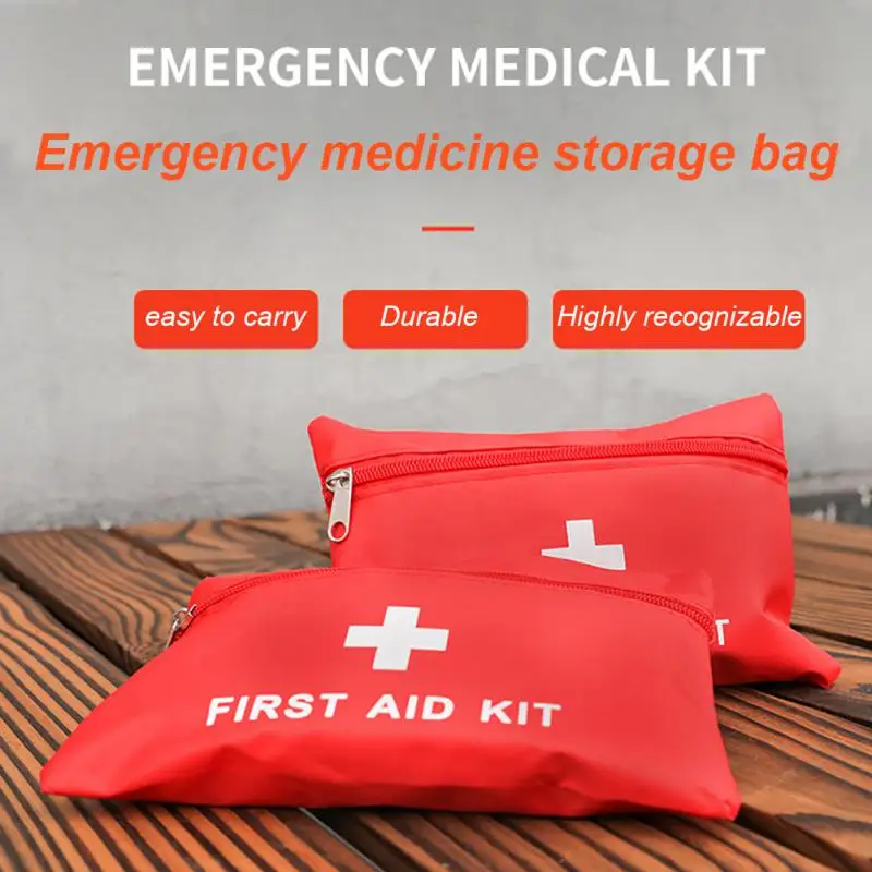 Treatment Bag First Aid Insect Proof Survival First Aid Kit Mini Camping Hiking Emergency Portable Traveling Storage