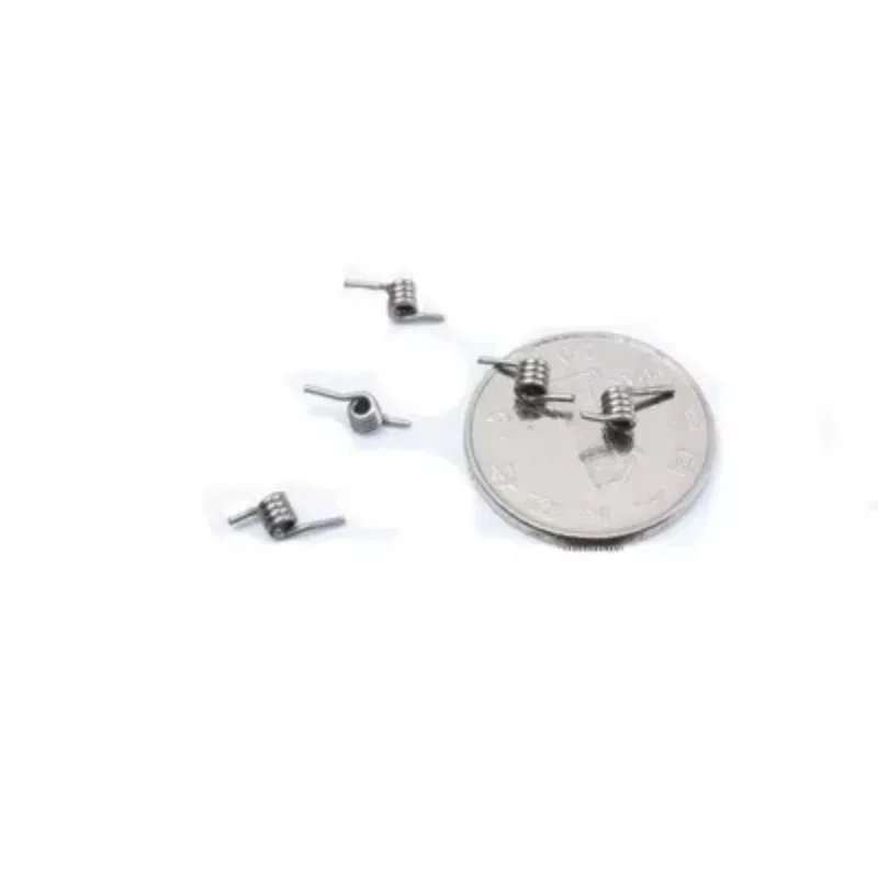 

BLMXrVuR 10 шт., диаметр проволоки 0,8 мм, внешний диаметр 3,4 мм, номер оборотов, 4 кольца, пружины из нержавеющей стали, торсионная пружина, 4 мм/2 мм, кор