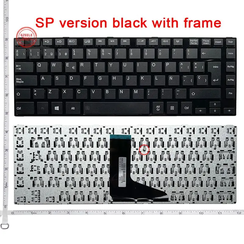 

NEW keyboard For Toshiba SATELLITE S840 S840D S845 S845D Black laptop Latin Spanish keyboard