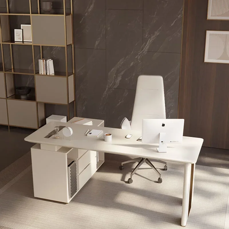 Study Table Gaming Office Desk Computer Organizers Accessories White Desk Vanity Nail Escritorio Con Cajones Sofaset Furniture