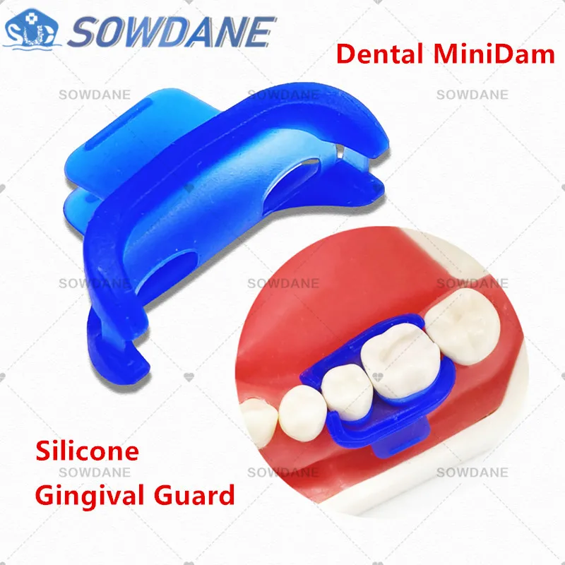 Dental Mini Dam MiniDam Rubber Dam Clamp Holder Dental Silicone Rubber Dam Clamp Clip Dental Silicon Clips Autoclavable