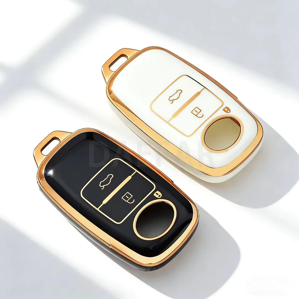 3 Buttons Car Key Protector Fob for Toyota Yaris Ativ Raize Veloz Avanza Perodua Malaysia TPU Car Key Case Cover Shell Keychain