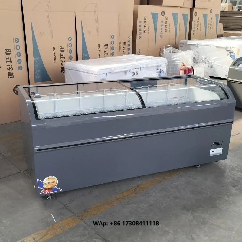 Wholesale Large Capacity High Quality Single Temperature Top Open Multi-Climate 2-Door Chest Freezer Deep Freezer Refrigerator
