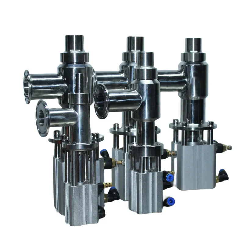 Irrigation assembly DN16/25/34/45 paste liquid dual-purpose filling valve ss304 pneumatic filling head pneumatic machine valve