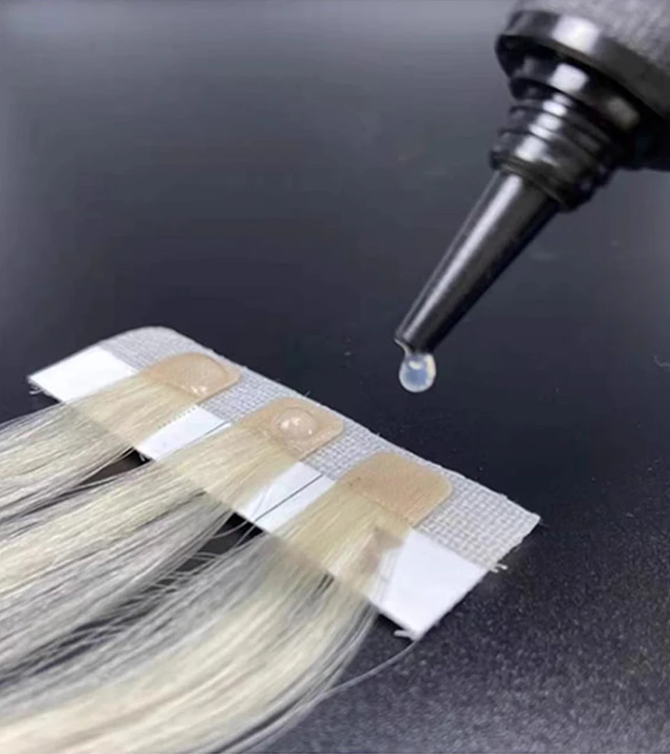 UV light Hair Extension Glue Set for Tape Hair Extension Remover dry glue removal solution Fast Grafting gule and remover