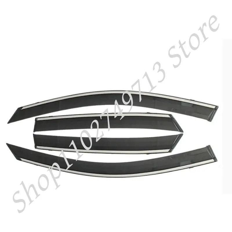 Acrylic Window Visor Shade Vent Rain Deflector Cover For Hyundai Kona Encino 2018 2019 Car styling