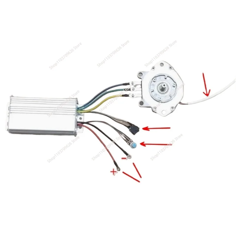 Brushless motor controller DC regulator speed three-phase for high power brushless motor driver accessories DC12V-24V 500W 30A