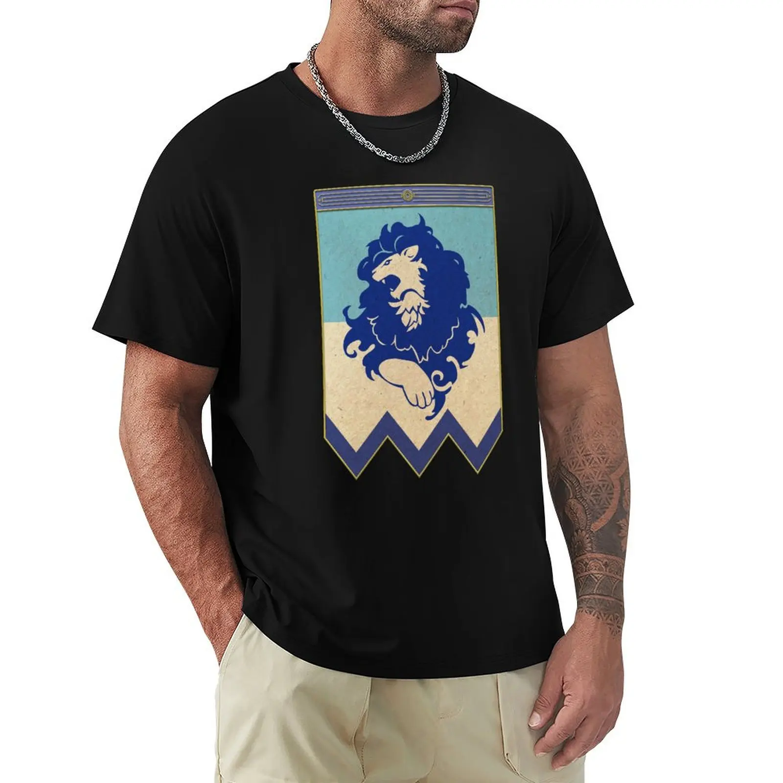 

Blue Lions T-Shirt oversized oversize t-shirts man summer clothes summer shirt men t shirt