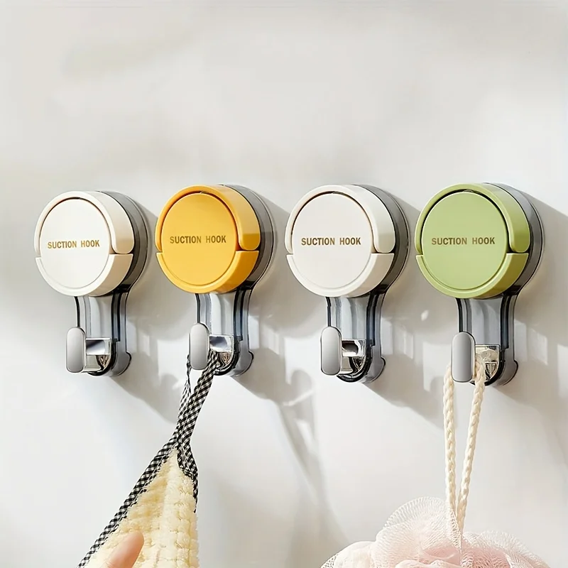 Suction Cup Hook, Strong Vacuum, No Punching, Adhesive Hook, Towel Rack, Kitchen, Bathroom, Bathroom, Wall, No Marks, Movable