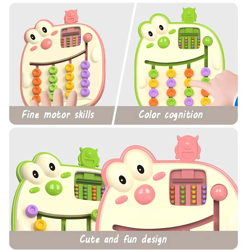 Crianças jogando jogos de tabuleiro brinquedos educativos montessori dos desenhos animados jogos, reconhecimento de cor pensamento lógico treinamento brinquedo presente