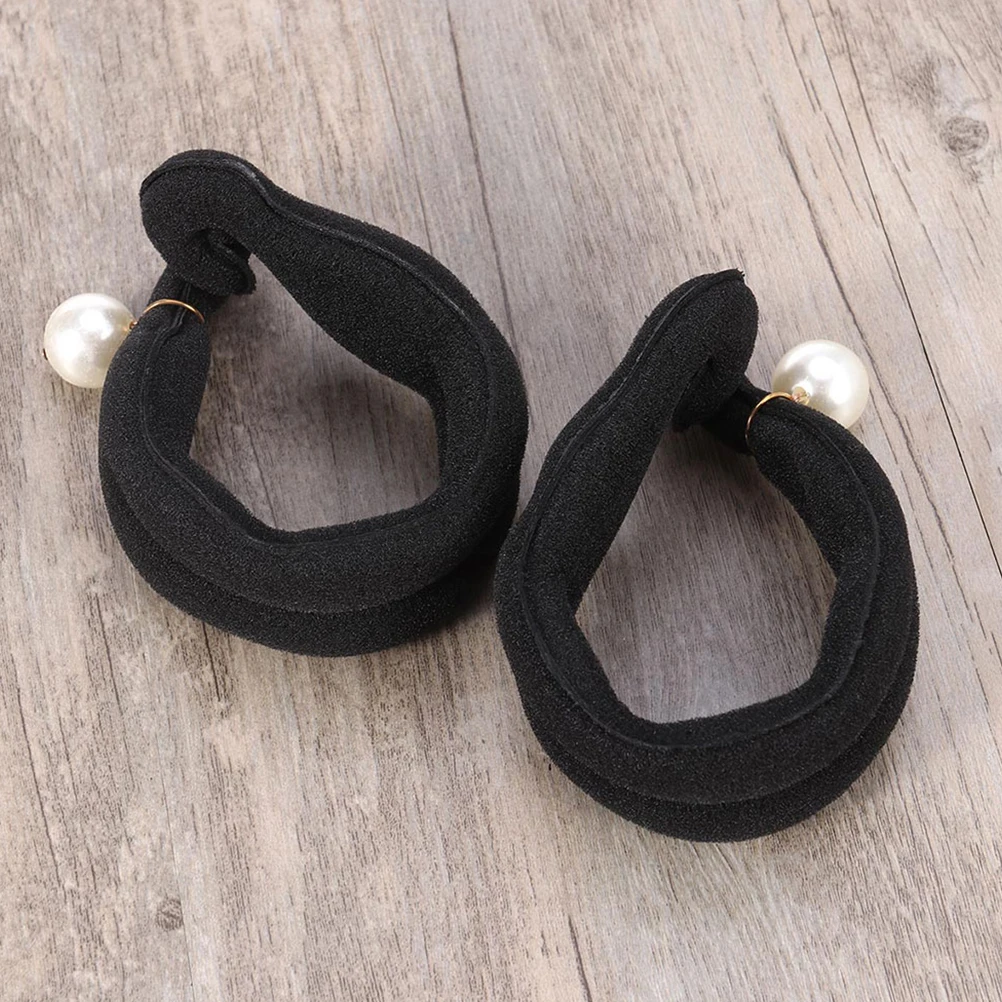 

6Pcs Hair Bun Makers 3 Sizes Easy to Use Styling Tools for Different Hair Types and Thicknesses Pearl Bun Maker