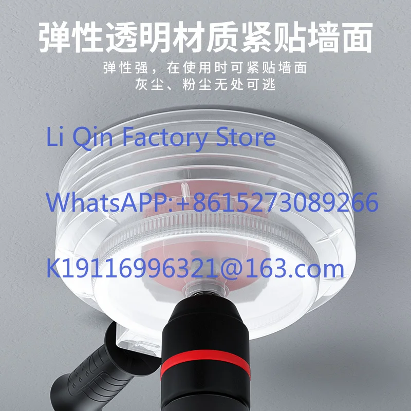 Hole opener dust cover wooden ceiling downlight gypsum board multifunctional ceiling expander drill bit to connect ash bowl10PCS