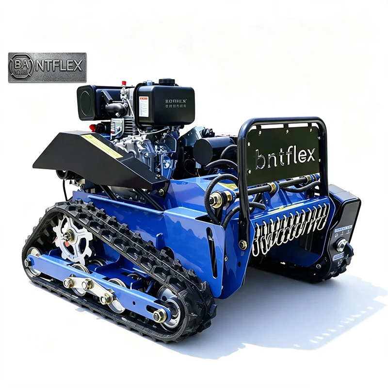 Cheap Wholesale Riding Automatic zero Turn Crawler Grass Cutter Remote Control Lawn Mower for Garden