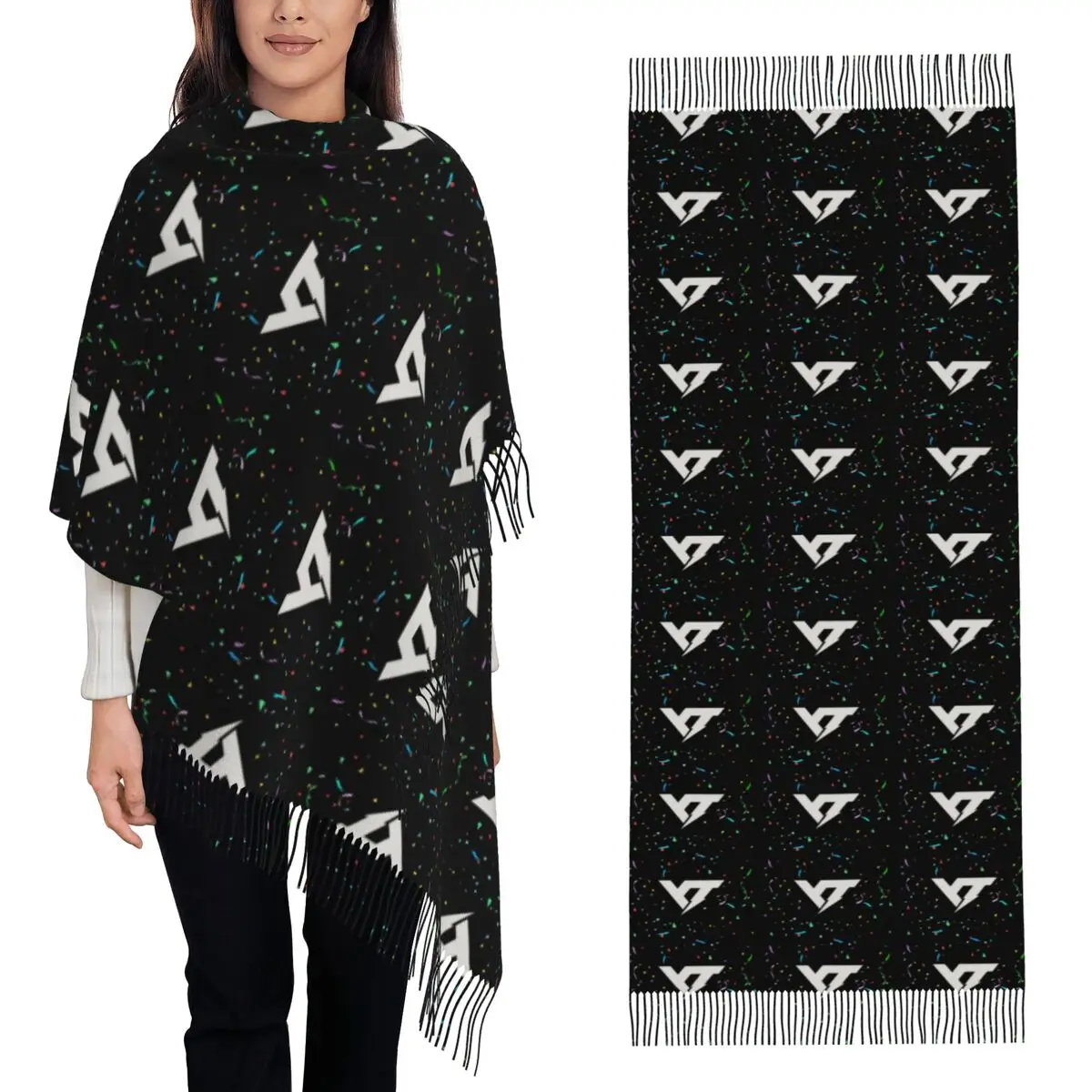 YT Industries Scarf Tassel Scarves for Women Soft Warm Shawls and Wraps Long Fall Winter Shawl Wrap