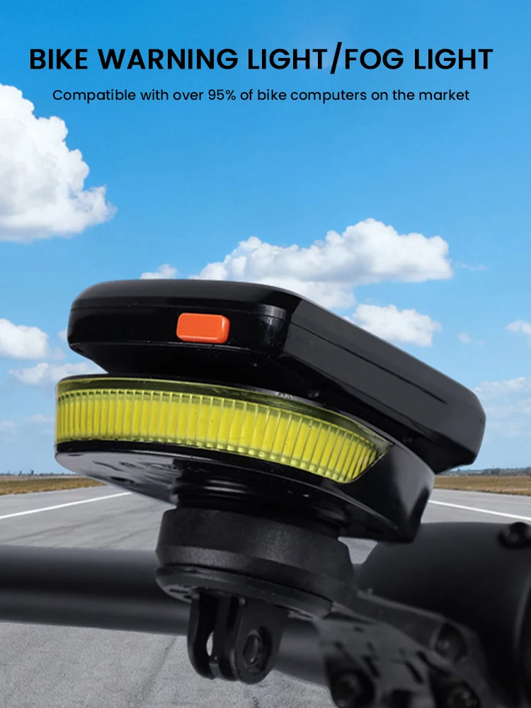 AliExpress NONE LED Bike Front Light Bicycle Headlight with Computer Mount USB Rechargeable Bike Lamp 6 Modes for Night Daytime Riding Safety