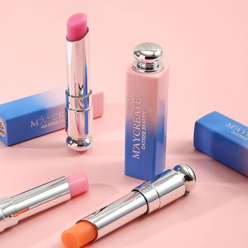 Lápiz labial de cambio Gradual, hidratante, nuevo cambio de Color, duradero, resistente al agua, cosméticos