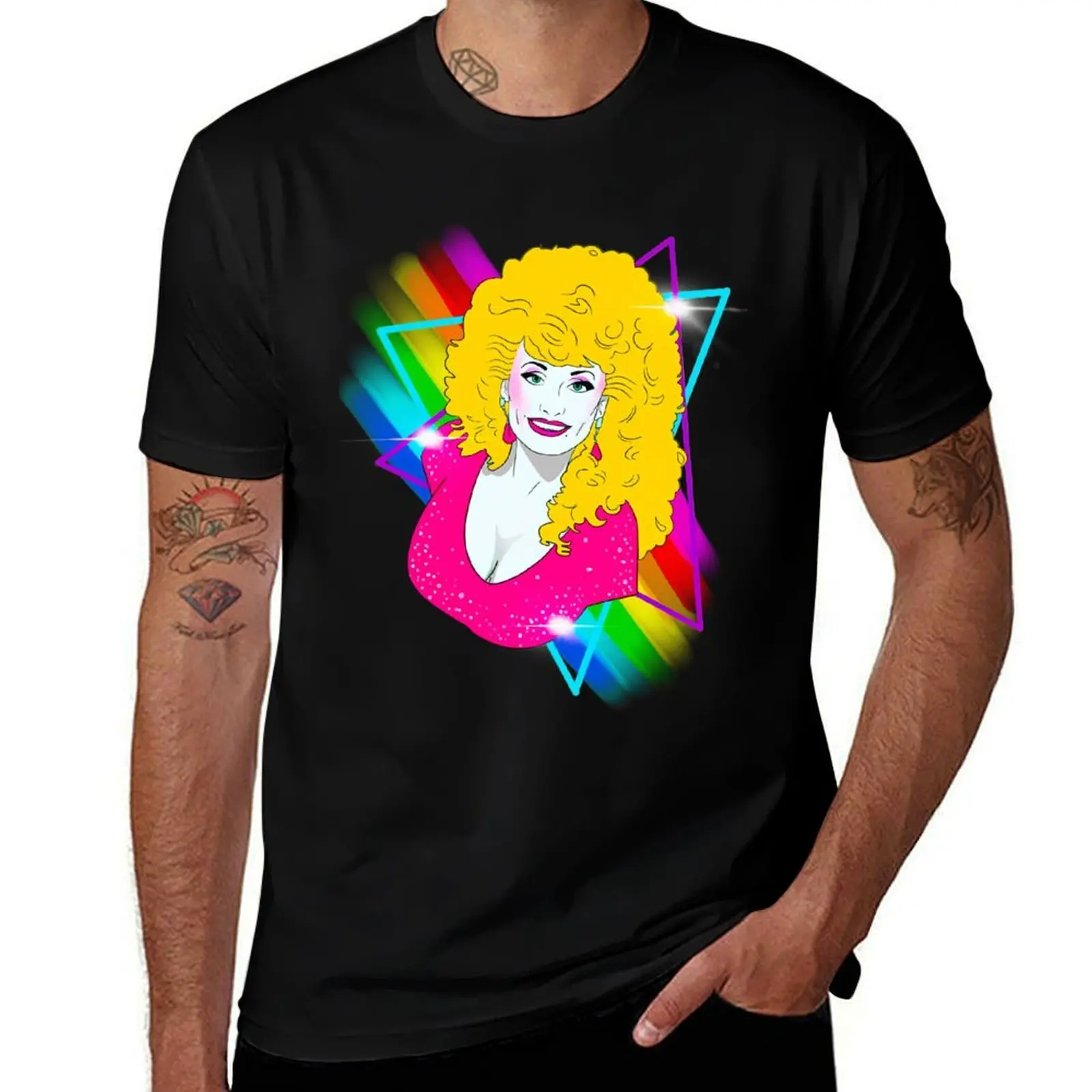 Rainbow Dolly (smaller) T-Shirt Simple Graphic Design T-Shirt