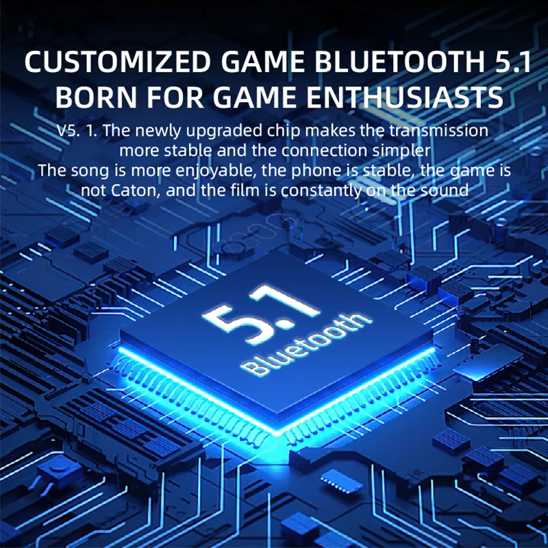 신제품 Air 60 블루투스 5.2 TWS 무선 헤드폰 LED 디스플레이 스테레오 헤드셋 터치 컨트롤 이어버드 소음 감소, 에어 헤드폰 Bluetooth