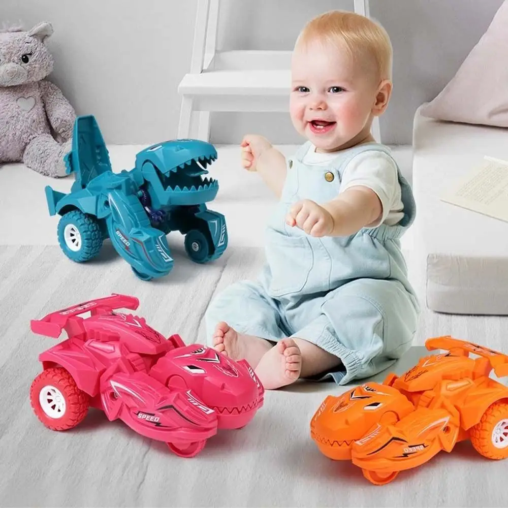 Stunt Car Toy Automatic Transform Toy Deformation Car Dinosaur Robot Car Toy Dinosaur Deformation Car Transformer Dinosaur Car