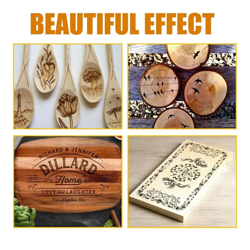 Multifuncional Wood Burning Gel, Queimar Pasta para Jue Fish Wood Craft, DIY Pyrography Acessório, Combustão de Papel