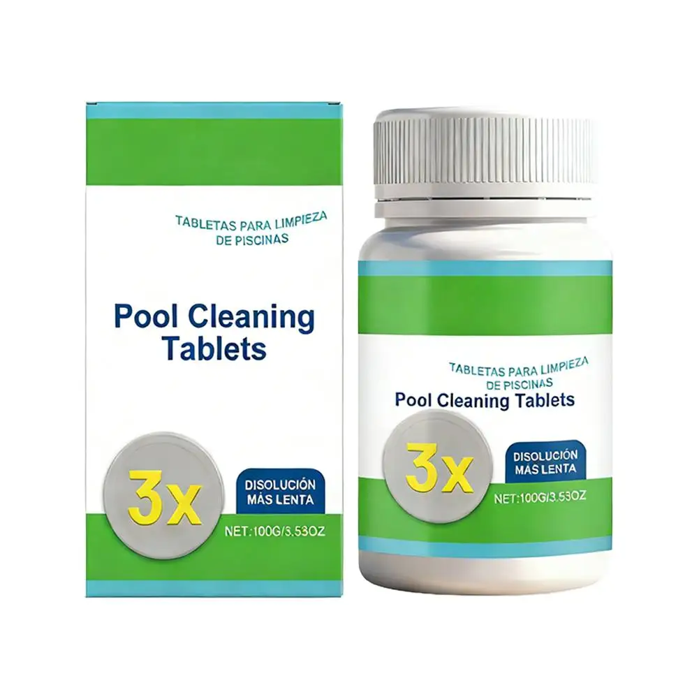 Picture 7: Pool Cleaning Tablets Quick Accurate Tester Paper Sustained Release Tablet  Instant Effervescent Improve Pool Water Quality