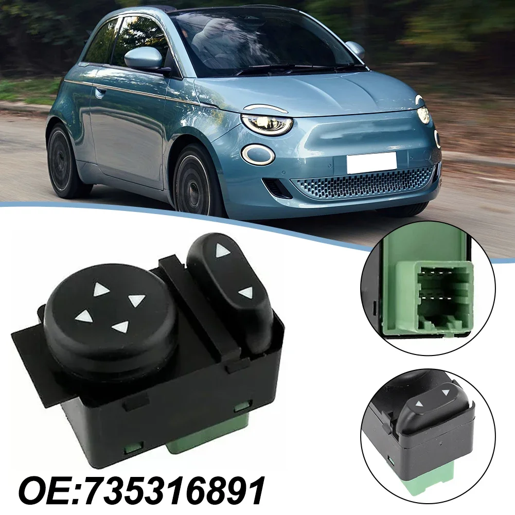 

1pcs Black Abs 8-Pin Mirror Control Adjuster Switch OEM Number 735316891 For Fiat For Palio For Doblo Car Accessories