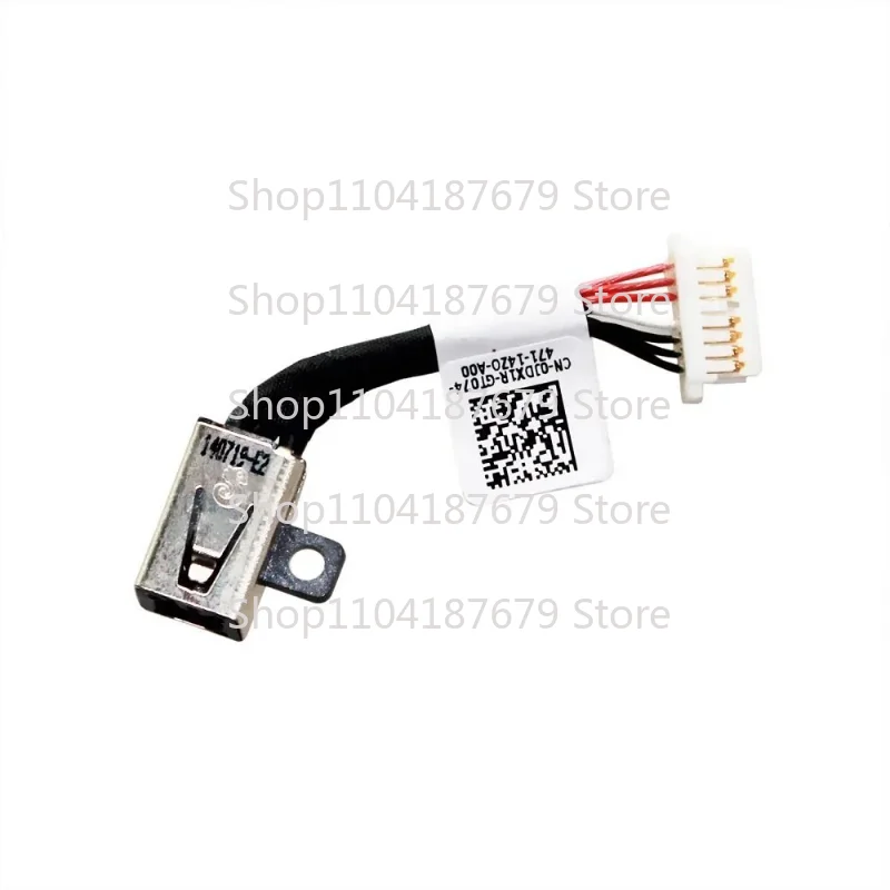 XXX  5pcs  DC Power Jack Cable For Dell Inspiron 7570 7580 Laptop Mainboard Charging Socket DC‑IN Connector Replacement