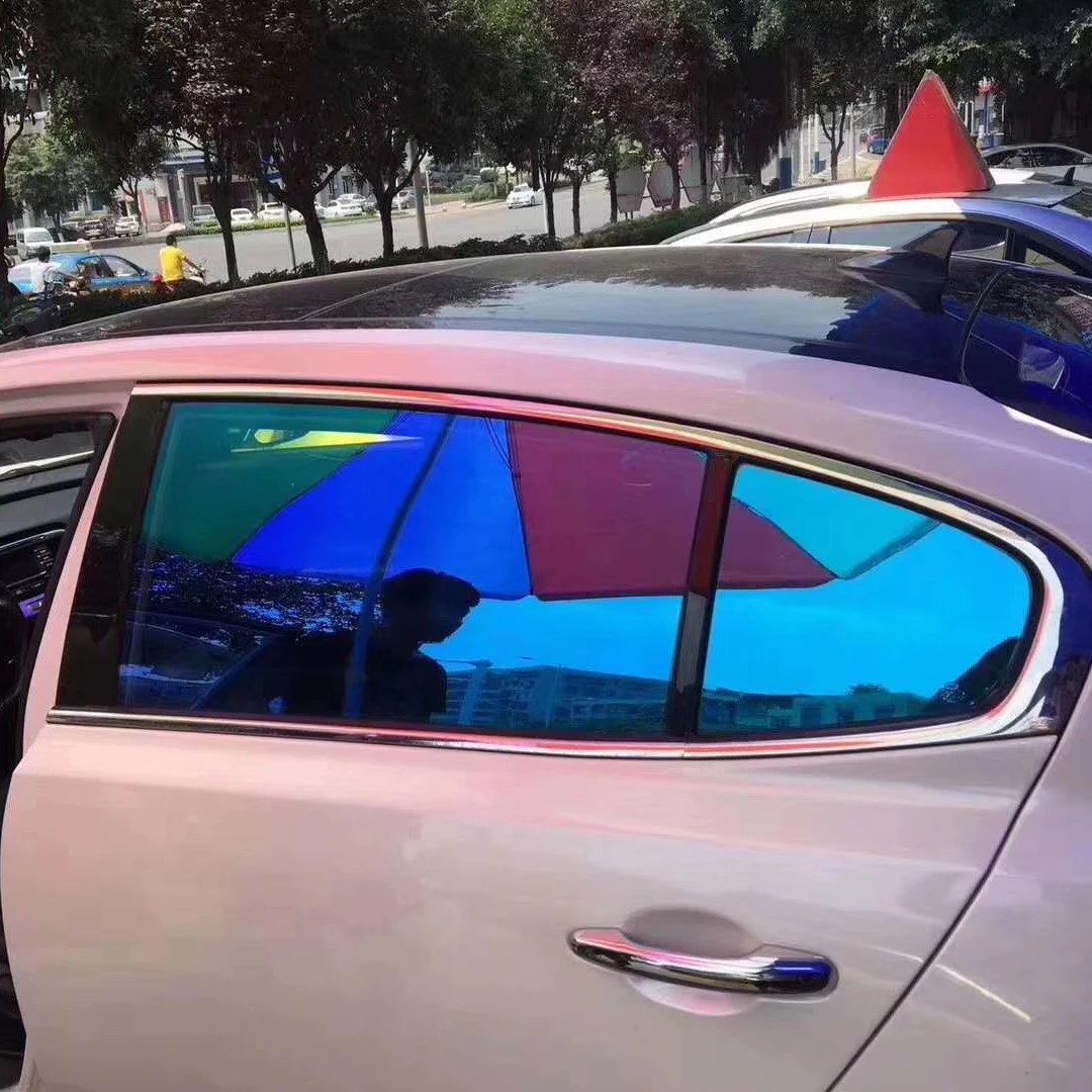 Blue Window Tint Film Smart Film for Car Window Tint Adjustable Electric Window Tinting Film