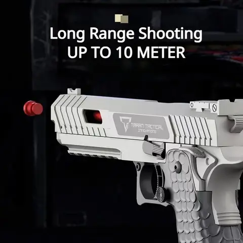 स्वचालित निरंतर शेल इजेक्शन 2011 पिस्तौल डीकंप्रेसन मूली बंदूक खाली हैंगिंग रिवॉल्वर खिलौना बंदूक लड़कों के लिए उपहार 8 best sales एक्स शॉट - №8