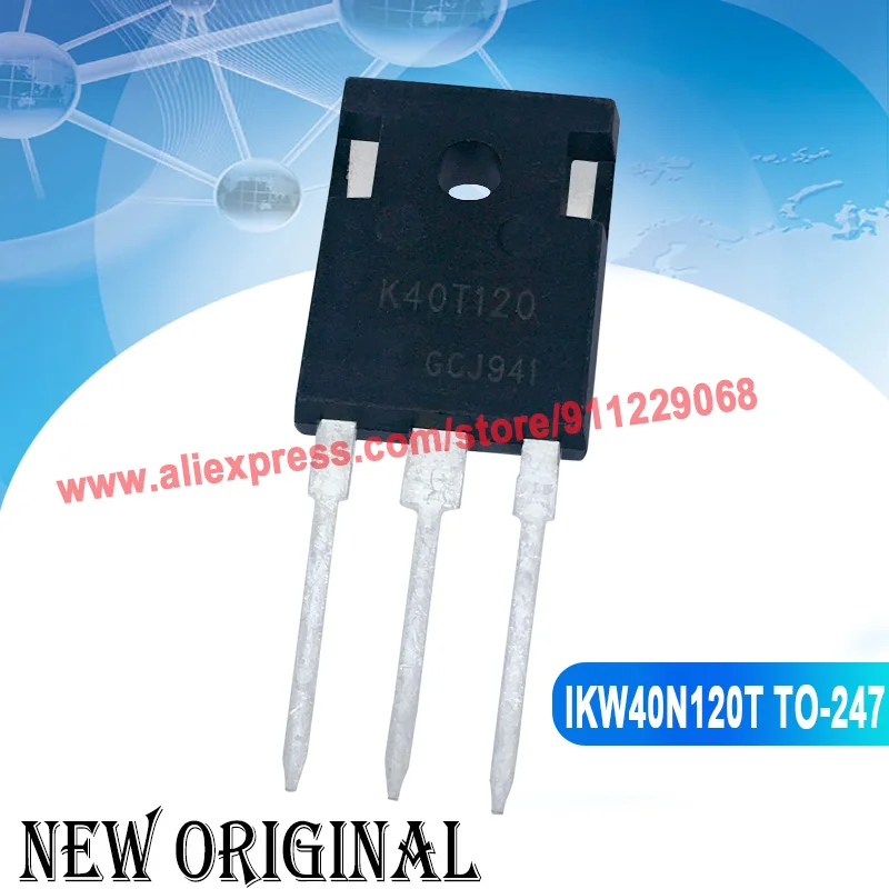 (5 Pieces) IKW40N120T K40T120  TO-247 40A 1200V / STGW19NC60HD GW19NC60HD 600V 21A / H30R1202 IHW30N120R2 1200V 30A TO-247