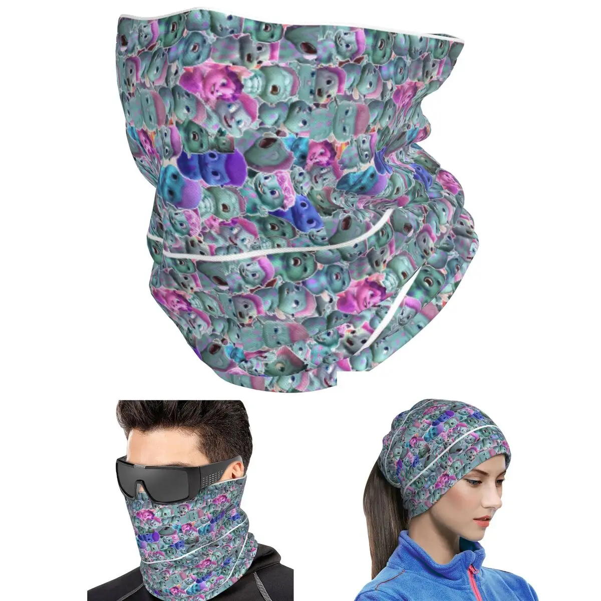 Bibble Fairytopia Bandana Neck Gaiter Printed Mask Scarf Multi-use Balaclava For Men Women Adult Windproof