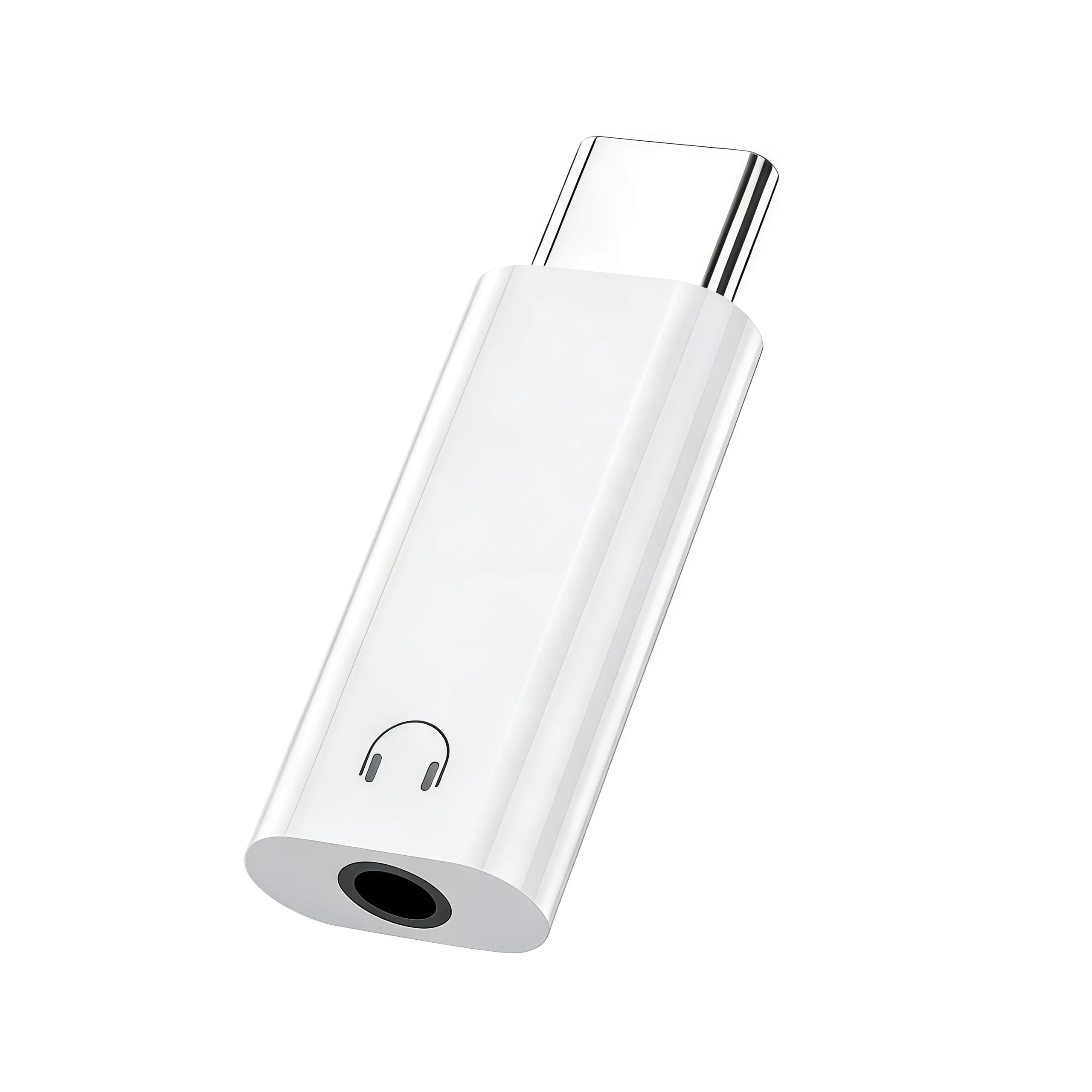 Type-C naar 3,5 mm hoofdtelefoonadapter, 3,5 mm USB-C audioconverter, geschikt voor smartphones en laptops, Amerikaanse 3,5 mm telefoonconnector