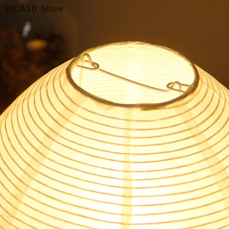 Japanese Lantern Led Table Lamp Living Room Bedroom Bedside Rice Paper Lights Study Homestay Art Creative Decor Table Lights