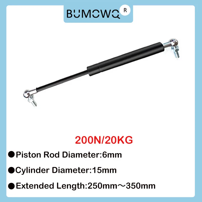 

1PC 250mm-350mm 20kg/200N Universal Strut Bars Furniture Strut Bar Gas Shock Absorber Hydraulic Lift Kitchen Cabinet Hinge