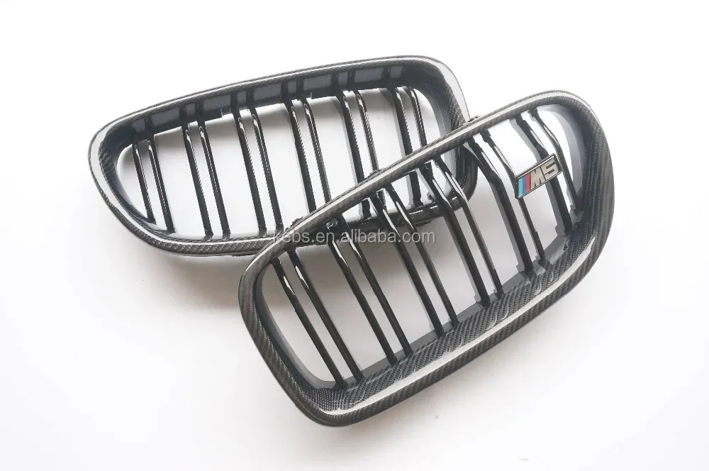 

Hot sell Car front bumper grille for BMW F10 carbon fiber mesh grilles 2010-2016