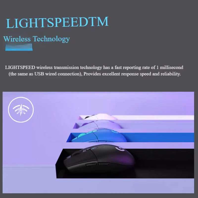 O mouse para jogos sem fio logitechG304 / G305 é projetado para jogos de alto desempenho, oferecendo um jogo eficiente e responsivo.