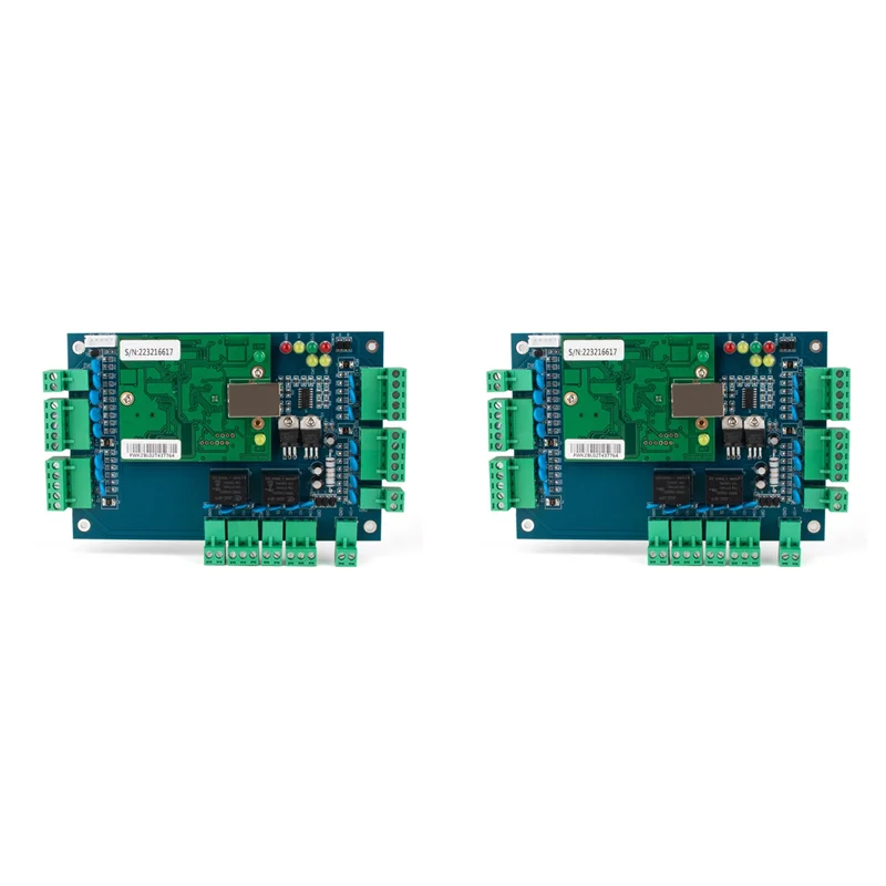 【B55AQ】2X ACB-002 TCP/IP Network Wiegand 26 Entry Attendance Access Panel Control Board For 2 Doors