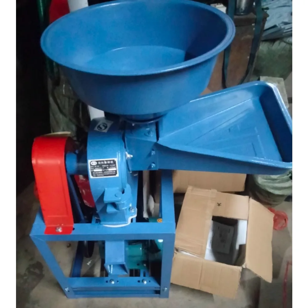 220V Corn Crusher Feed Rice Soybean Grinder Powder Crusher