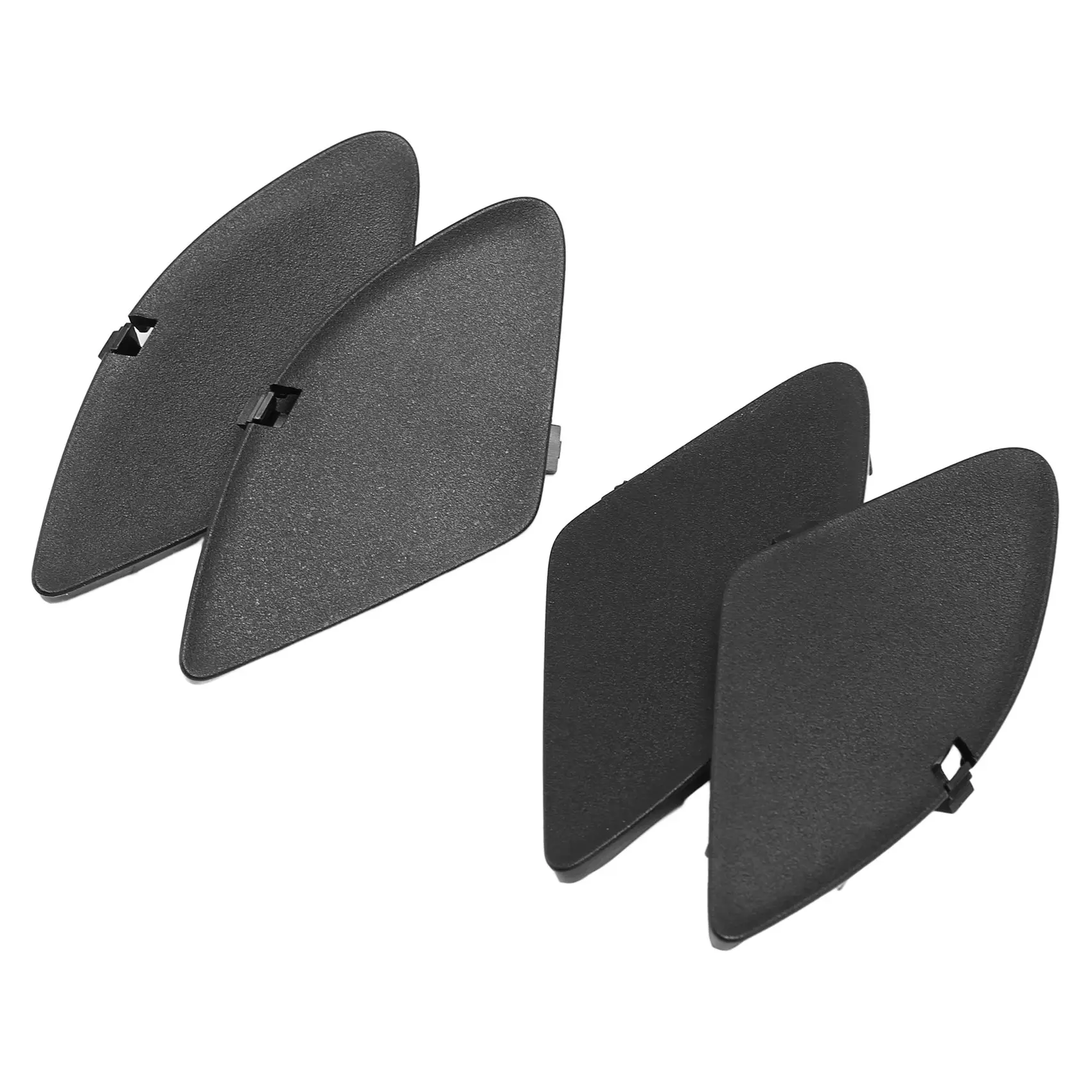 Inner Interior Inside Door Handle Cover Cap Case Lid for HONDA CRV CR-V 2007 - 2011 Black Color Front=Rear 1 Set