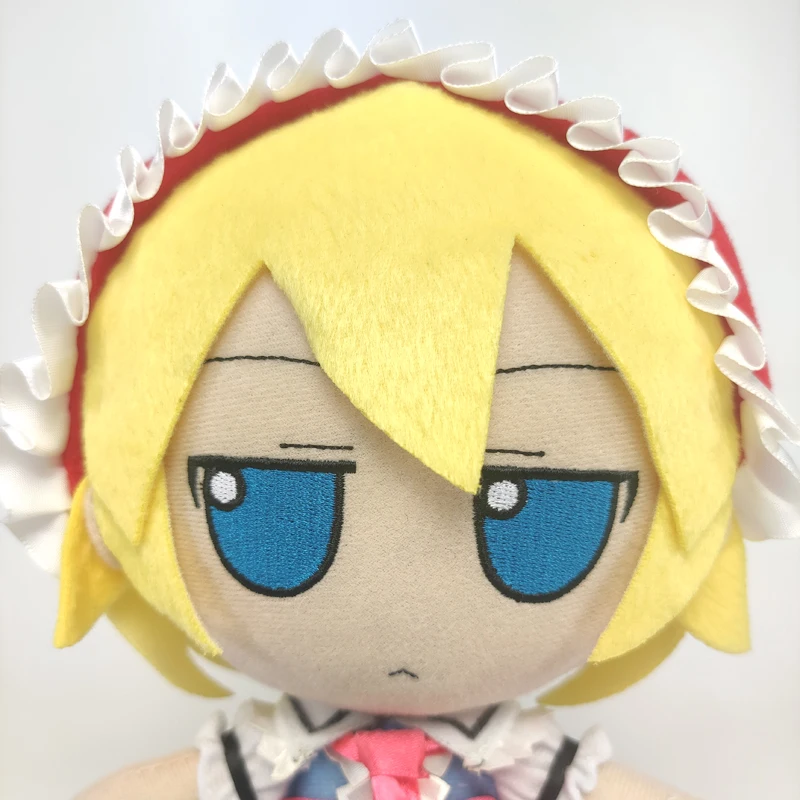 Touhou projeto fumo alice margatroid brinquedo de pelúcia mascote macio figura sentado bonecas bonito dos desenhos animados anime presente para