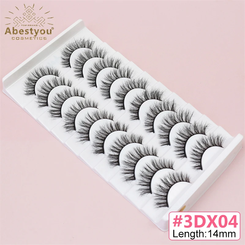 Abestyou-Faux cils individuels souples en vrac, accessoires de cils, vente en gros, 5D, 10 paires