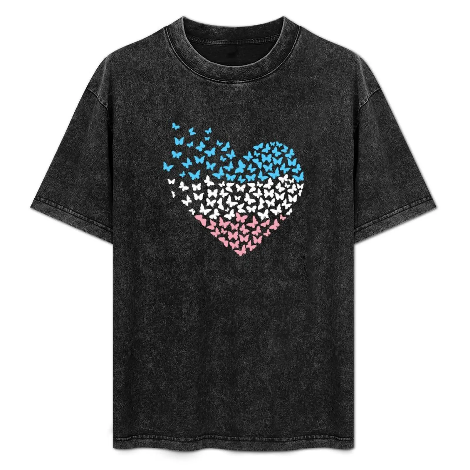 

Transgender Butterflies Pride T-Shirt Dry Fit Athletic Short Sleeve Shirt